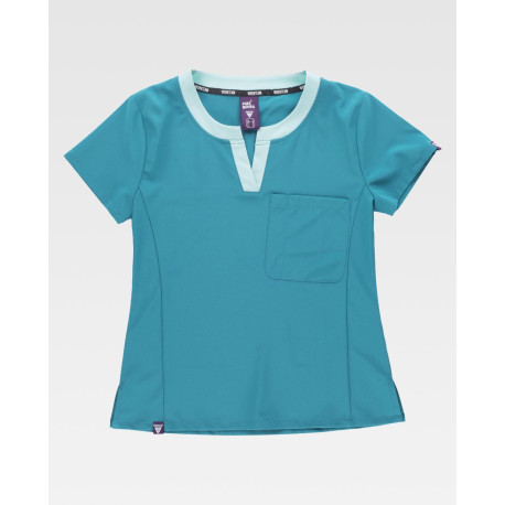 Casaca sanitaria combinada WORKTEAM B6953 para mujer