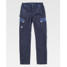 Pantalón elástico combinado WORKTEAM WF2855 multibolsillos