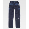 Pantalón elástico combinado WORKTEAM WF2855 multibolsillos