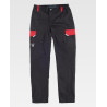 Pantalón elástico combinado WORKTEAM WF2855 multibolsillos