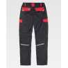 Pantalón elástico combinado WORKTEAM WF2855 multibolsillos