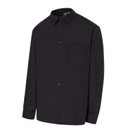 Camisa laboral negra para camareros barata - ENvío 24 / 48 horas