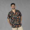 CAMISA HOMBRE UNIFORMES GARYS CUELLO SOLAPA HAWAI PARAISO