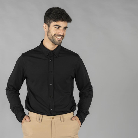 CAMISA HOMBRE UNIFORMES GARYS INTERLOCK CUELLO CAMISERA LUZON