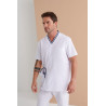 Casaca sanitaria hombre MONZA AQUILA 21.24 cuello V regular fit