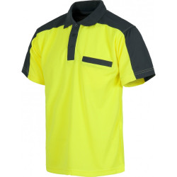 Polo combinado de manga corta con bolsillo WORKTEAM C2805