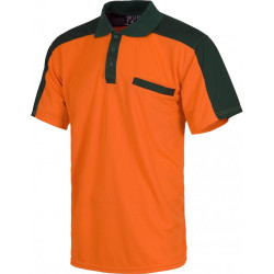 Polo combinado de manga corta con bolsillo WORKTEAM C2805