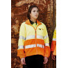 Chaqueta polar combinada WORKTEAM C4026 de alta visibilidad