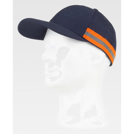 Gorra combinada WORKTEAM WFA909 con cinta reflectante