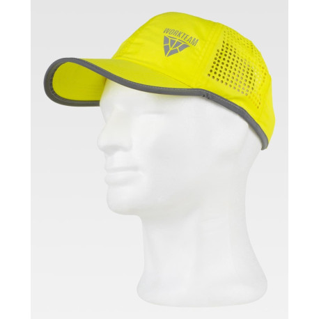 Gorra de alta visibilidad WORKTEAM WFA94 con ventilación