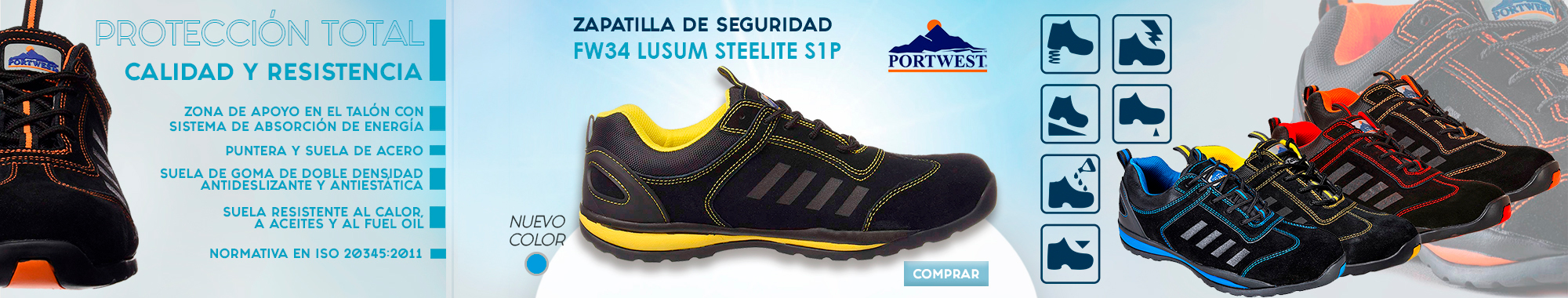 Zapatilla de seguridad Portwest FW34